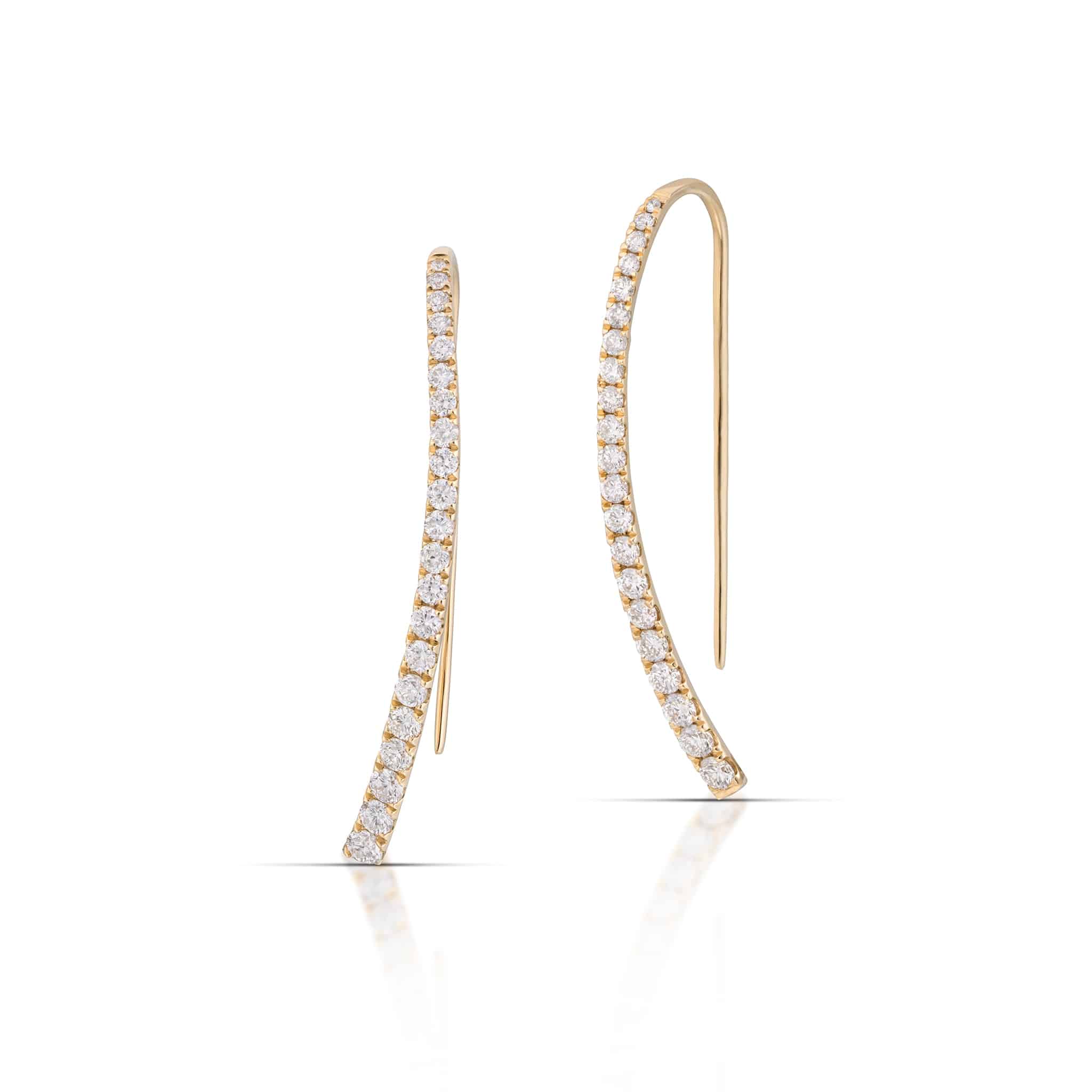 Diamond threader earrings Clearance