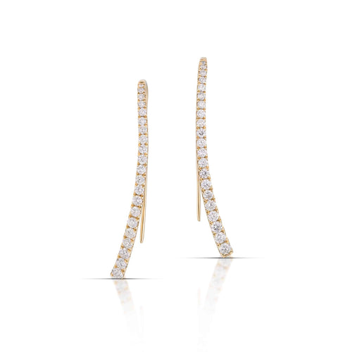 0.68 Carat Diamond Threader Earrings