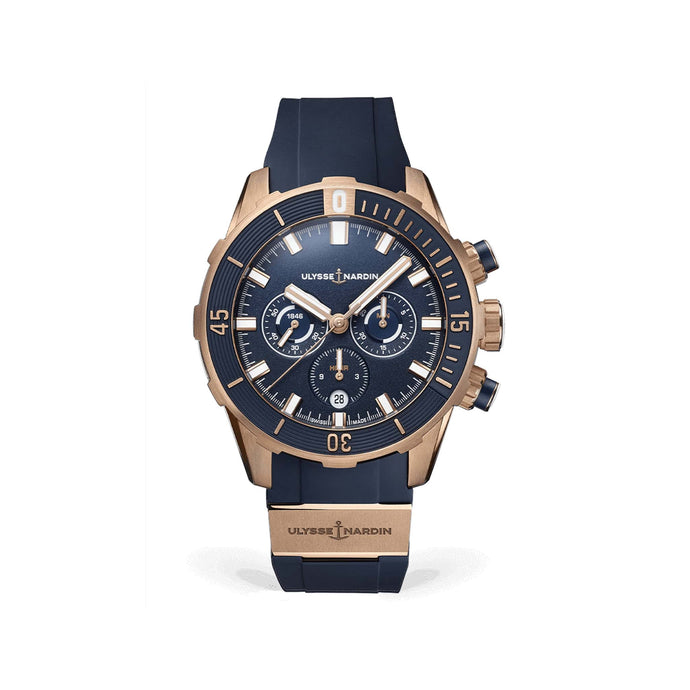 Ulysse Nardin Diver Chronograph 44mm Rose Gold Watch