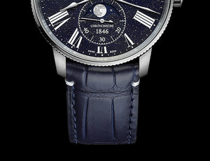 Ulysse Nardin Marine Torpilleur Moonphase Aventurine 42mm Steel Watch