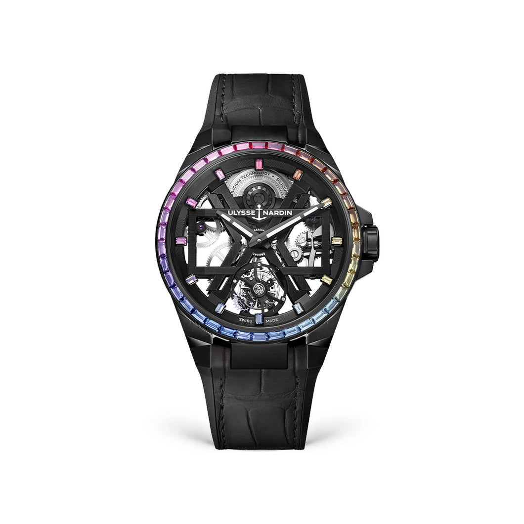 Ulysse Nardin Blast Tourbillon Rainbow 45mm Titanium and Ceramic Watch