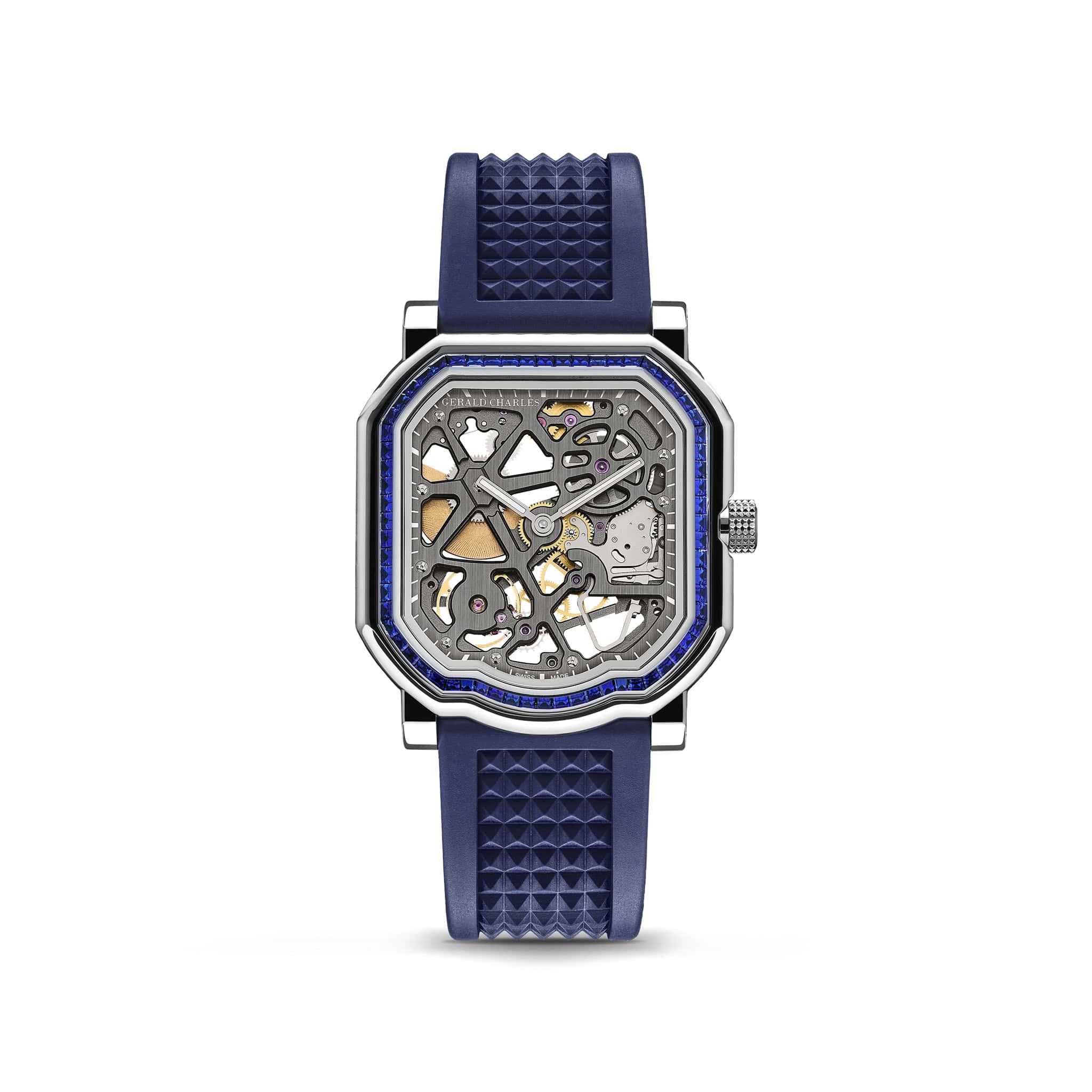 ル・カレスモア　スクレ Gerald Charles Maestro 8.0 Squelette Gem-Set Sapphires Watch