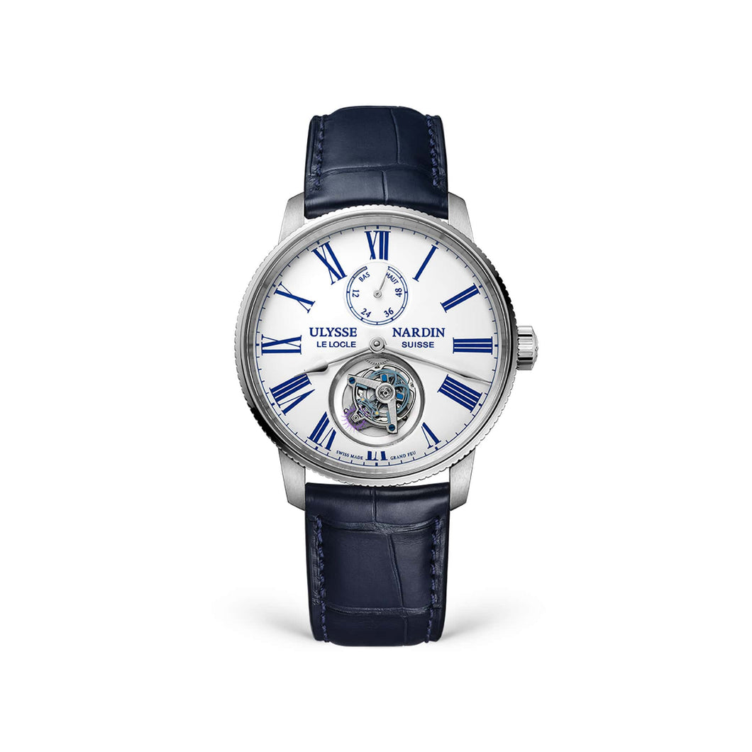 Ulysse Nardin Marine Torpilleur Tourbillon 42mm Steel Watch