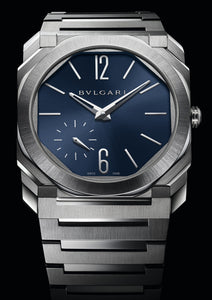 Bulgari Octo Finissimo Steel with Blue Dial Watch