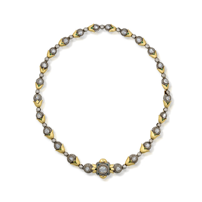 6.50 Carat Antique Victorian Diamond Necklace