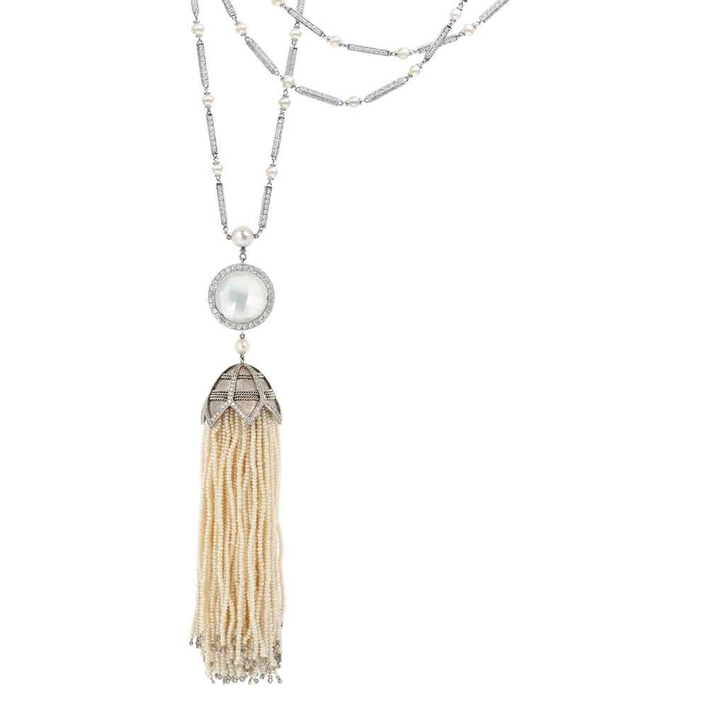 Lucky brand hot sale tassel necklace