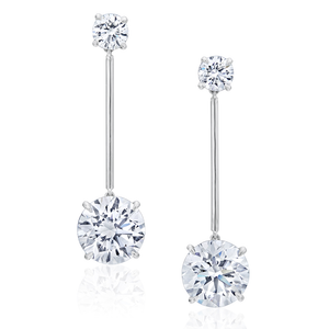 11.53 Carat Diamond Drop Earrings