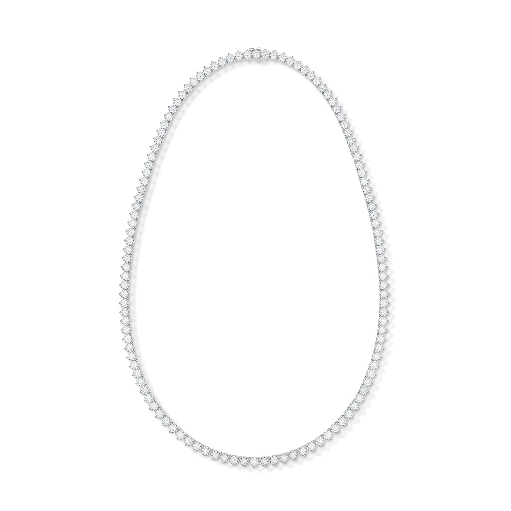 88.03 Carat Diamond Riviere Necklace
