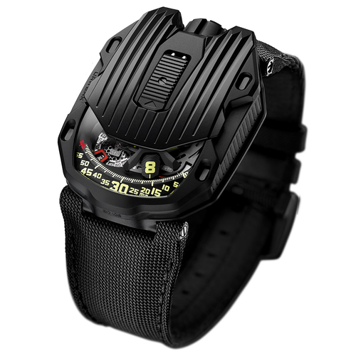 Urwerk UR105CT Streamliner Black in Steel and Titanium