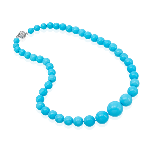 Turquoise Bead Necklace