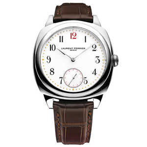 Laurent Ferrier Galet Square in White Gold and White Porcelain Dial
