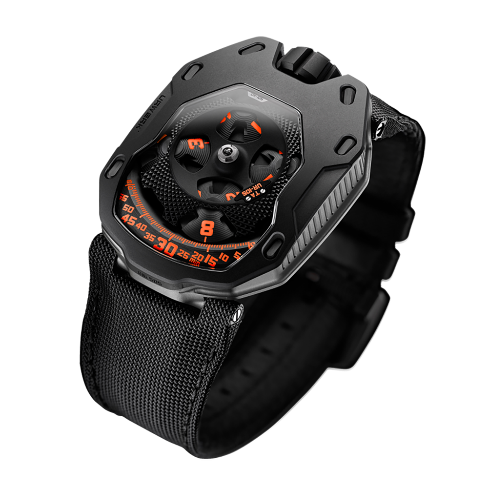Urwerk UR-105 Clockwork Orange Watch
