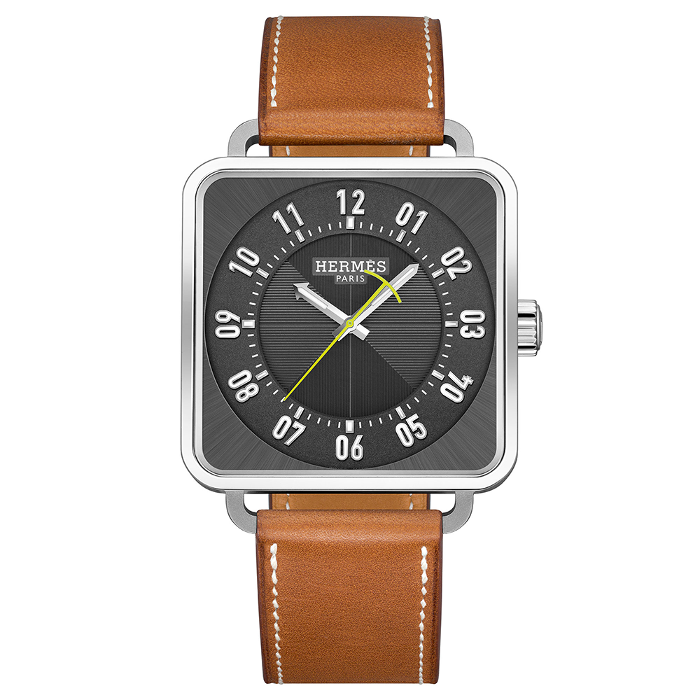 Hermes Carré H Stainless Steel Watch