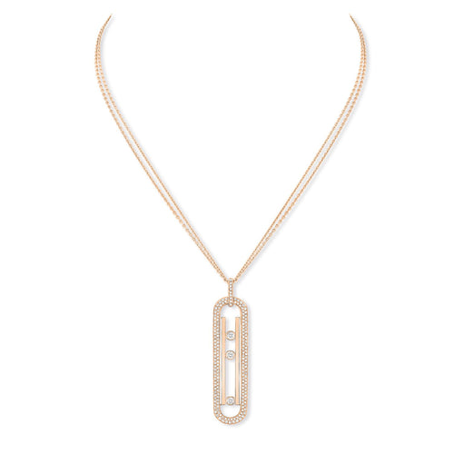 Messika Move 10th Anniversary Pavé Diamond Necklace