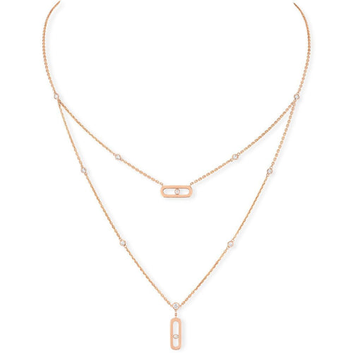 Messika Move Uno 2 Row Diamond Necklace