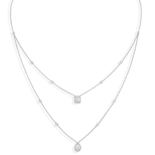 Messika My Twin 2 Rows Diamond Necklace