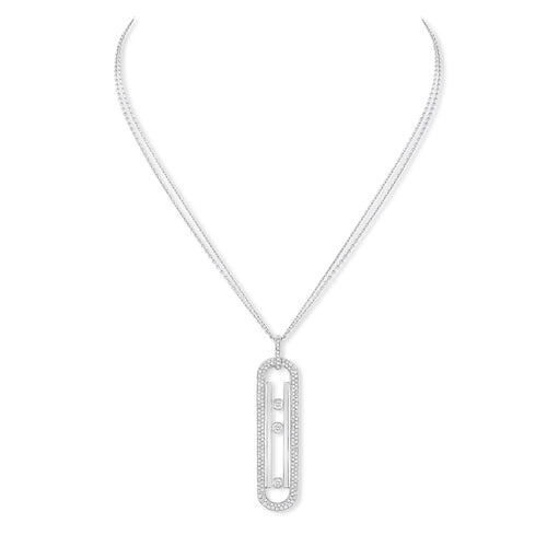 Messika Move 10th Anniversary Pavé Diamond Necklace