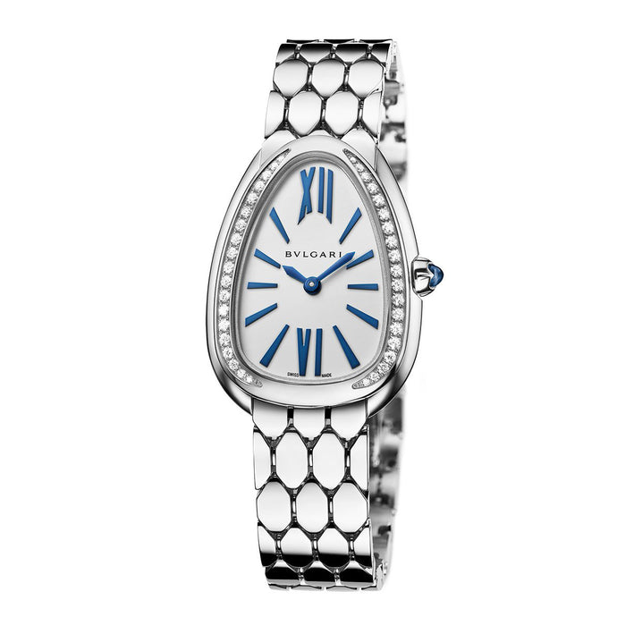 Bulgari Serpenti Seduttori 18kt White Gold with Diamonds Watch