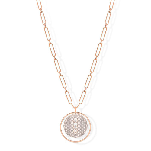 Messika Lucky Move Long Pavé Diamond Necklace