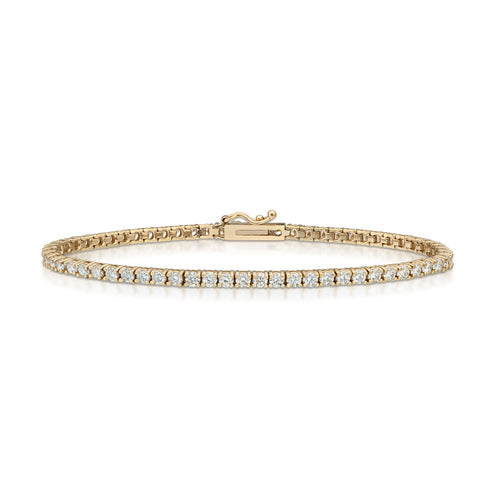 3.62 Carat Diamond Line Bracelet