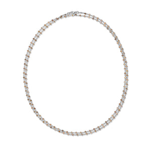 10.84 Carat Diamond By The Yard Necklace