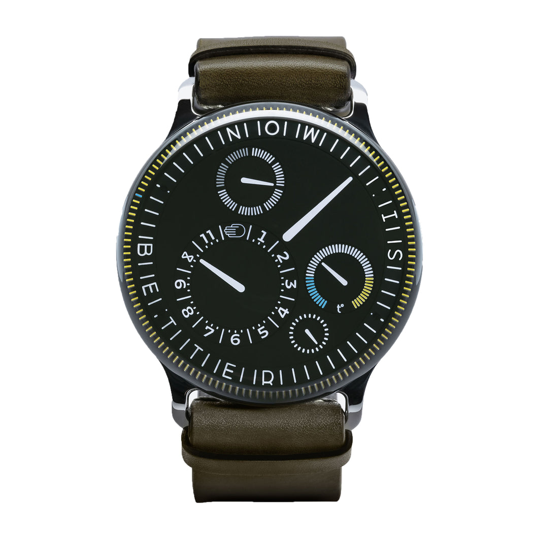 Ressence Type 3X Dark Olive Green in Titanium Watch