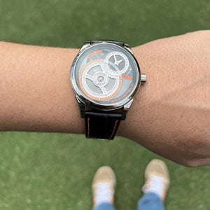 Pre-owned Grönefeld One Hertz Fire Titanium Watch