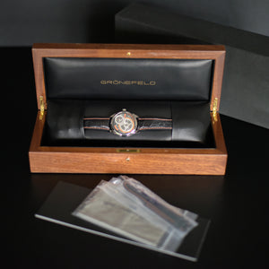 Pre-owned Grönefeld One Hertz Fire Titanium Watch