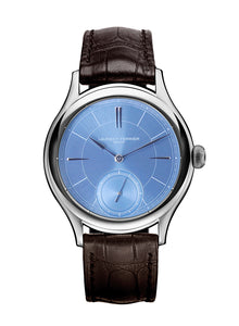 Laurent Ferrier Galet Micro-Rotor in 18kt White Gold with Ice Blue Dial Watch