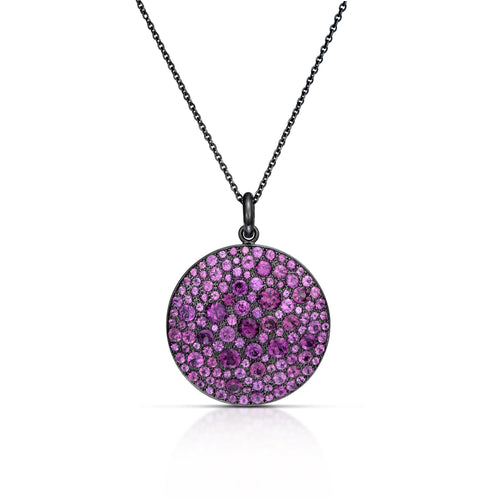 6.85 Carat Purple Mozambique Garnet Pendant