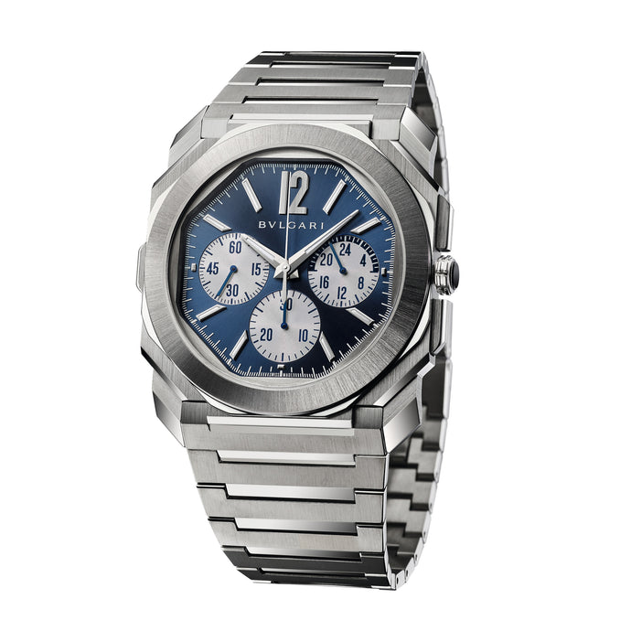 Bulgari Octo Finissimo Chronograph GMT Stainless Steel Watch