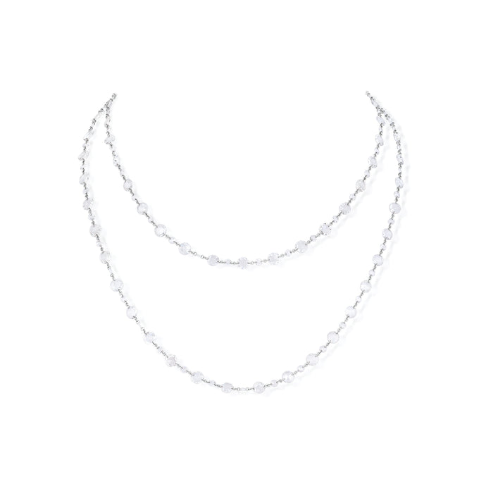 23.01 Carat Rose Cut Diamond Necklace