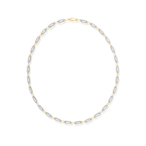 6.14 Carat Diamond Paperclip Necklace