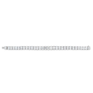29.12 Carat Oval Diamond Line Bracelet