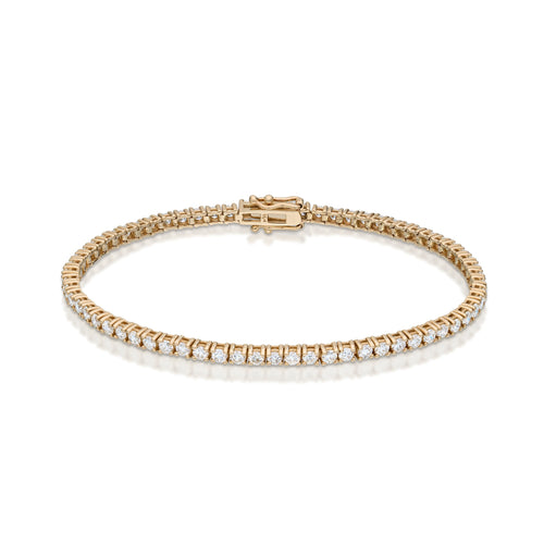 3.35 Carat Diamond Line Bracelet