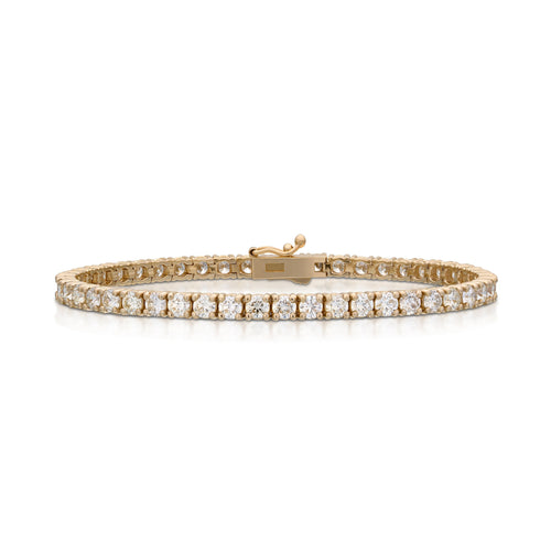 7.78 Carat Diamond Line Bracelet