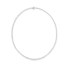 10.03 Carat Graduated Diamond Line Necklace