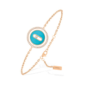Messika Lucky Move Diamond and Turquoise Bracelet