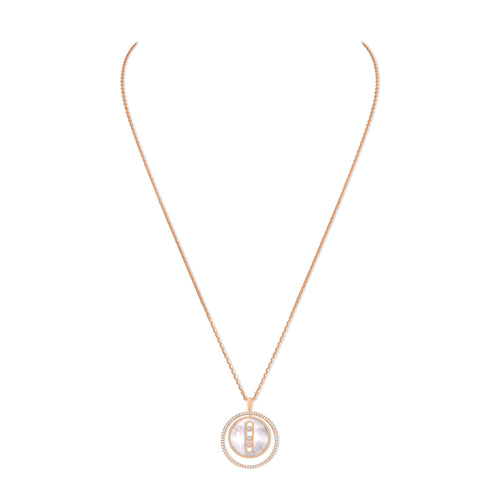 Messika Lucky Move Diamond and Mother-of-Pearl Necklace