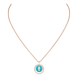 Messika Lucky Move Diamond and Turquoise Necklace