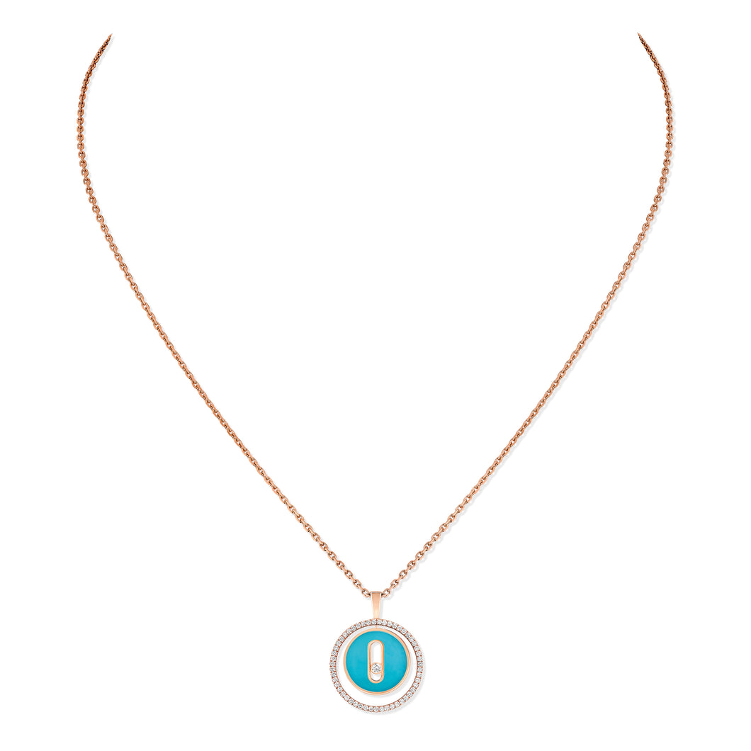 Messika Lucky Move Diamond and Turquoise Necklace