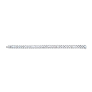 29.34 Carat Emerald Cut Diamond Line Bracelet