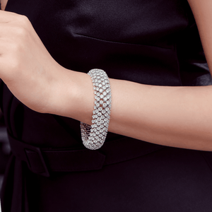 40.00 Carat Estate Bombe-Style Diamond Bracelet