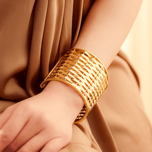 Woven Gold Cuff