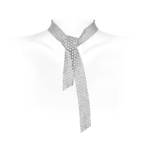 81.65 Carat Diamond Mesh Necklace