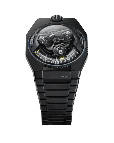 Urwerk UR-100V Full Black Titanium Jacket Watch